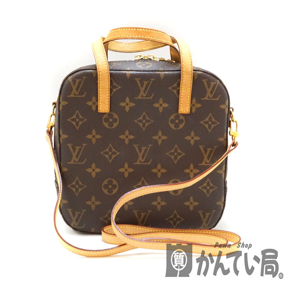 LOUIS VUITTON Spontini Monogram Canvas Shoulder Bag Handbag